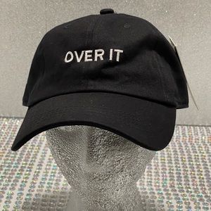 Over it! Snap back hat.